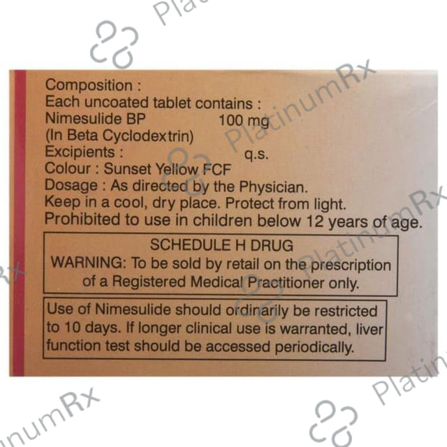 Nimodol 100mg Tablet 10s