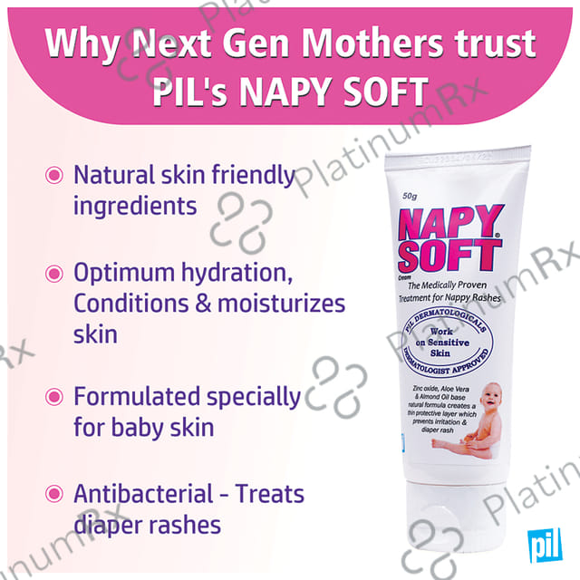 PIL Napy Soft Cream (50gm Each) 2s