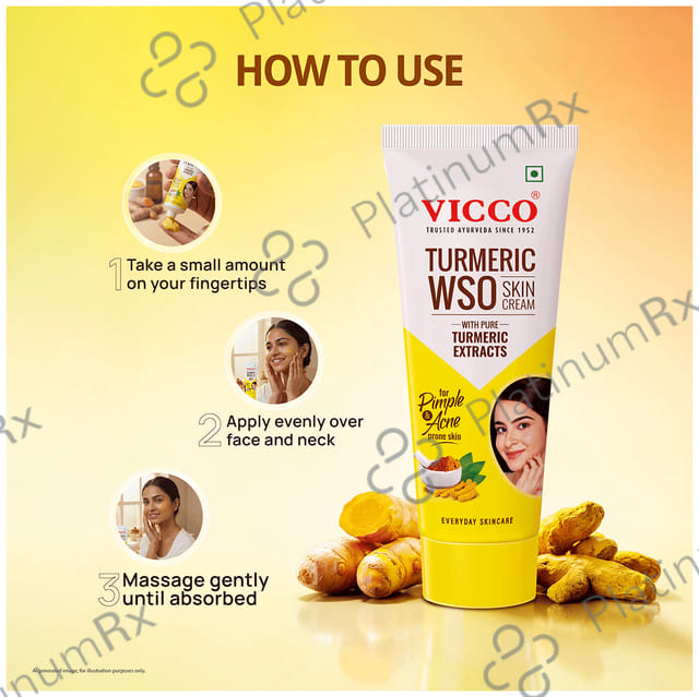 Vicco Turmeric Wso Skin Cream 30gm
