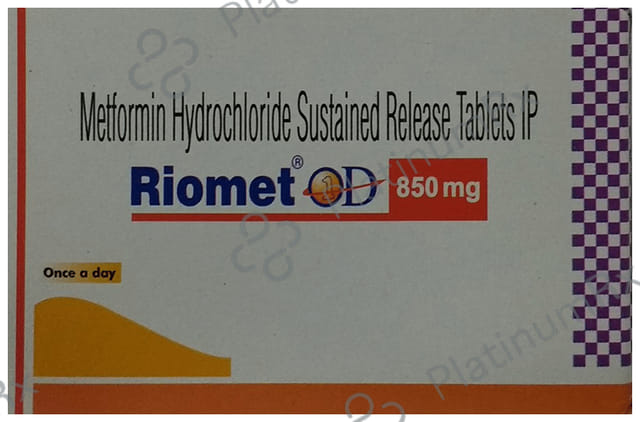 Riomet OD 850mg Tablet SR