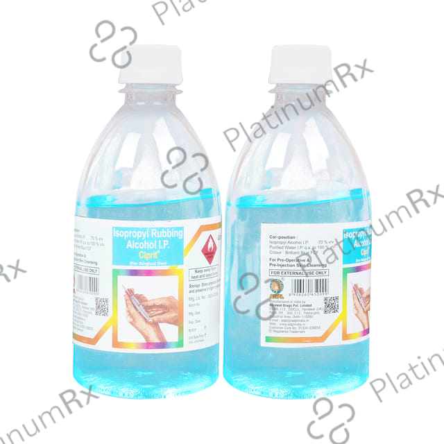 Ciprit Isopropyl Rubbing Alcohol Liquid 400ml