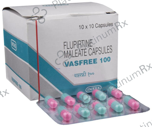 Vasfree 100mg Capsule 10s
