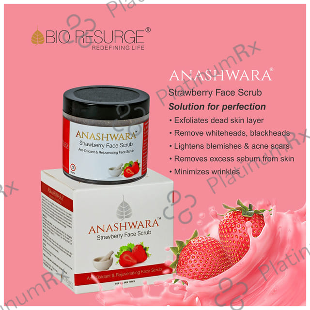 Bio Resurge Anashwara Face Scrub Strawberry
