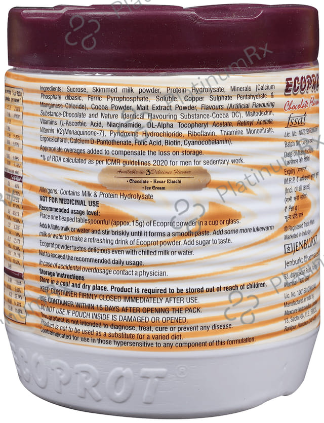 Ecoprot Protein Chocolate Powder 200gm