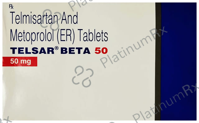 Telsar Beta 50/40mg Tablet ER 15s