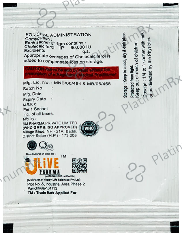 Uwell-D3 Sachet Orange Sugar Free