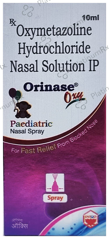 Orinase Oxy 0.025% Paediatric Nasal Spray 10ml