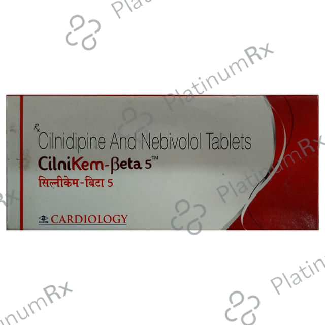 Cilnikem Beta 10/5mg Tablet 10s