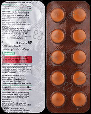 Nise MDT MD 100mg Tablet 10s