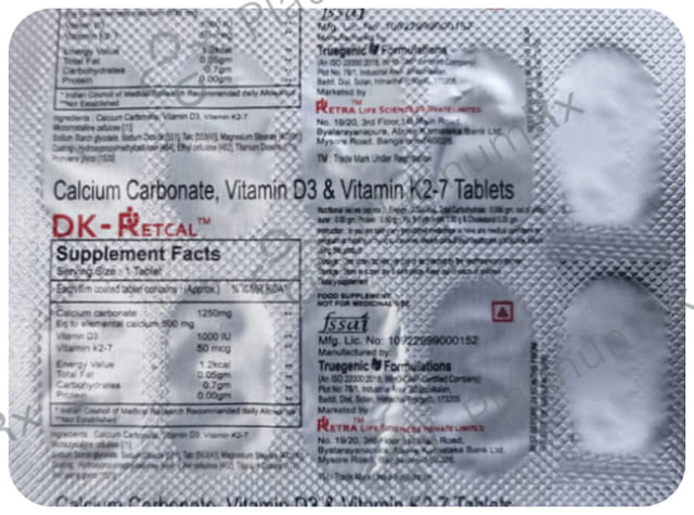 DK Retcal Tablet 10s
