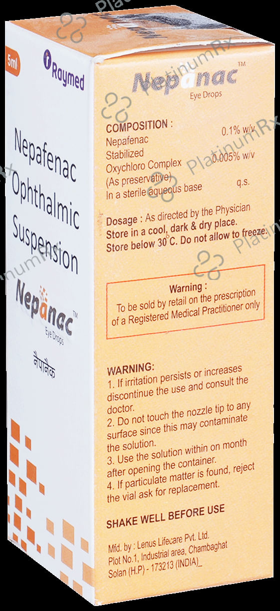 Nepanac 0.1% Eye Drop 5ml