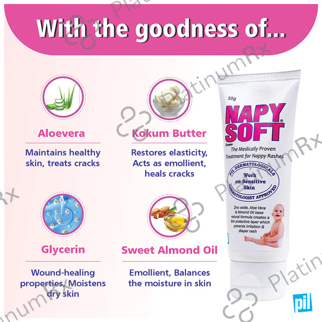 PIL Napy Soft Cream (50gm Each) 2s