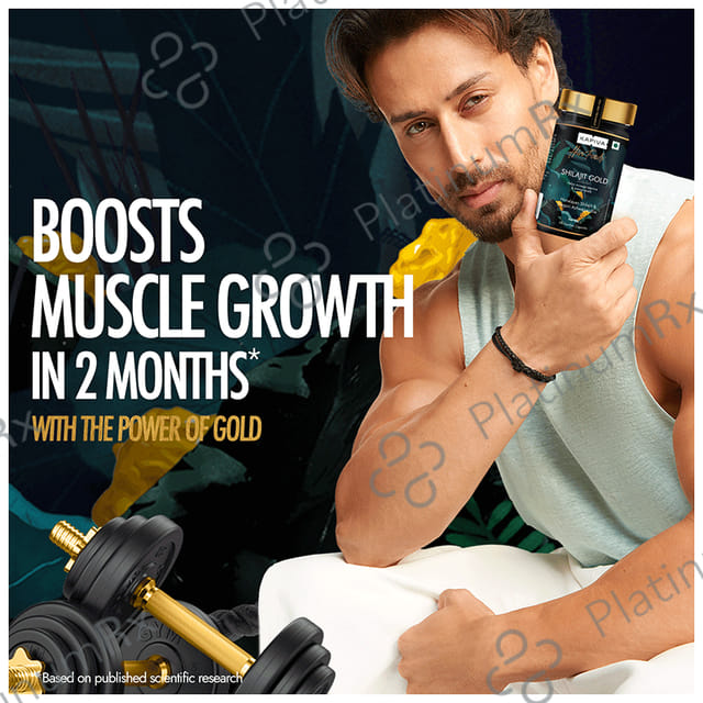 Kapiva Shilajit Golds Contains 24 Carat Gold Boosts Stamina In 4 Weeks Capsule