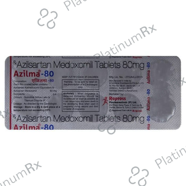 Azilma 80mg Tablet 10s