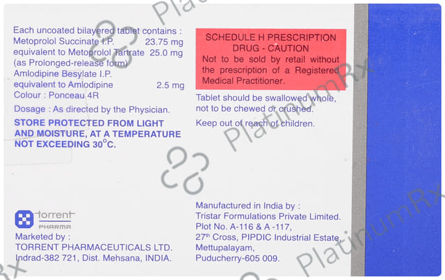 Tolol AM 25/2.5mg Tablet 10s