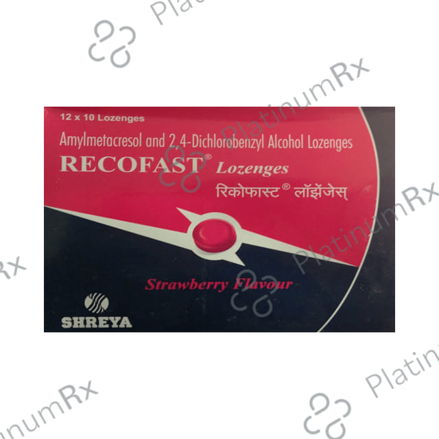 Recofast Lozenges Strawberry