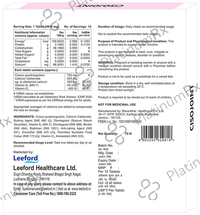 Cisojoint Tablet 15s
