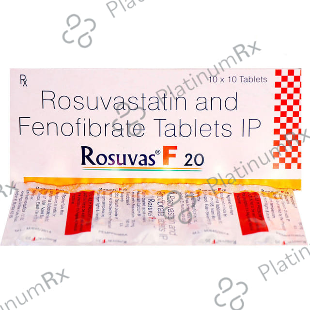 Rosuvas F 10/160mg Tablet 10s