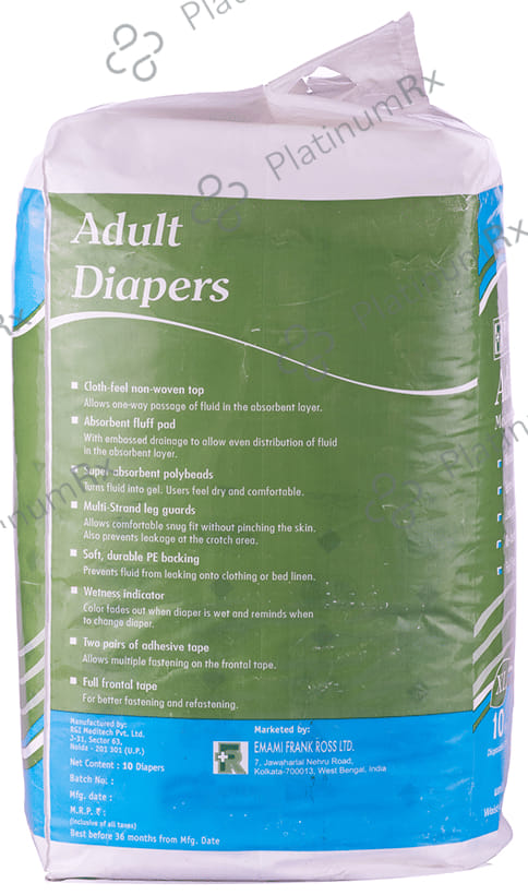 Frank Ross Pharmacy Adult Diaper Large 10s