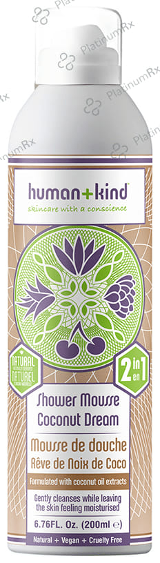Human+Kind Shower Mousse Coconut Dream