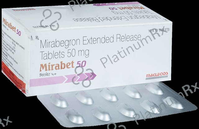 Mirabet 50 Tablet ER