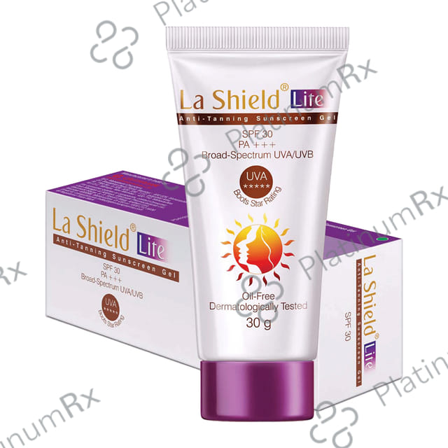 La Shield Lite Anti Tanning Sunscreen SPF 30 Gel 30gm