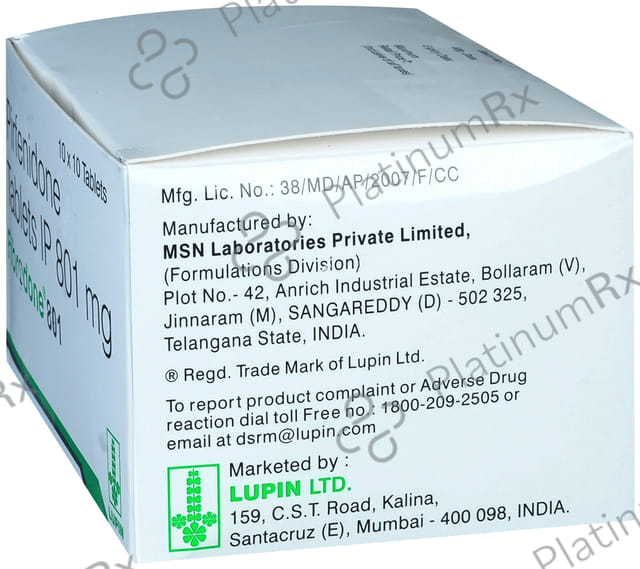 Fibrodone 801mg Tablet 10s