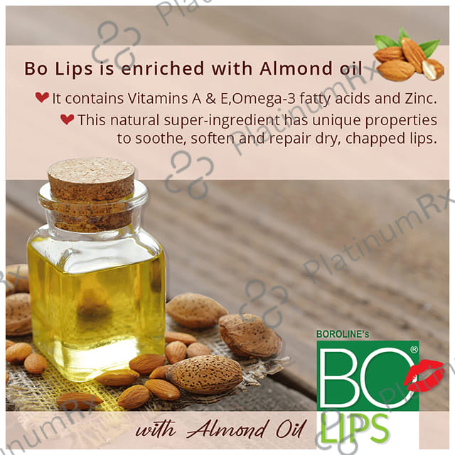 Boroline BO LIPS Smoochy Lip Balm Strawberry Flavour 10gm