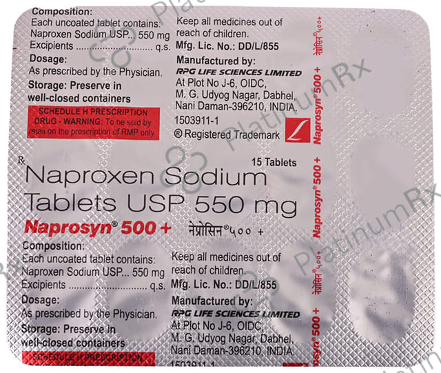 Naprosyn Plus 550mg Tablet 15s