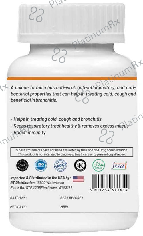 Life Aveda Premium Secure Lungs Veg Capsule