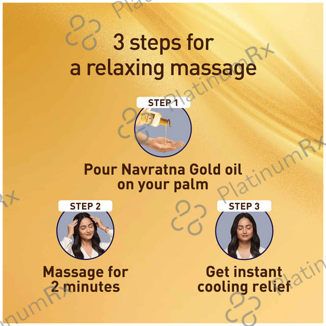 Navratna Gold Ayurvedic Cool Oil 200 ml