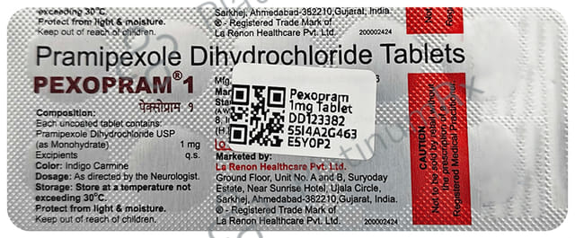 Pexopram 1mg Tablet