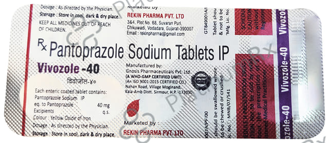 Vivozole 40mg Tablet 10s
