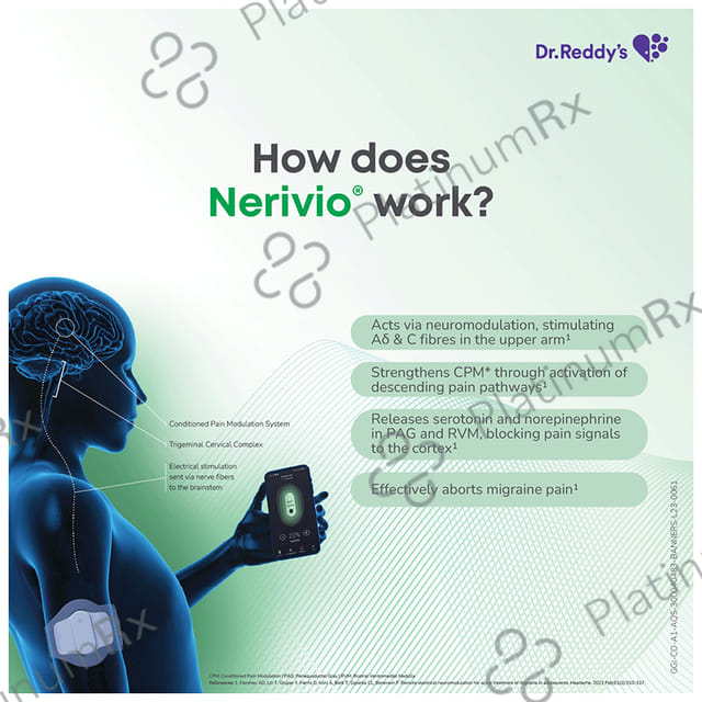 Nerivio Remote Electrical Neuromodulation Device for Migraine