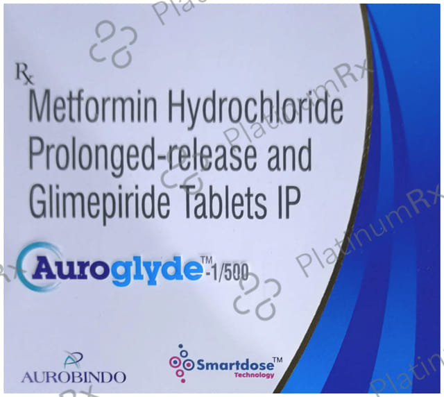 Auroglyde 1/500mg Tablet PR 10s
