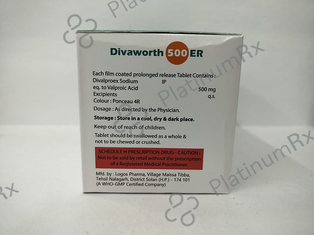 Divaworth 500mg ER Tablet 10s