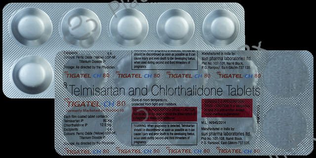 Tigatel CH 80mg/12.5mg Tablet