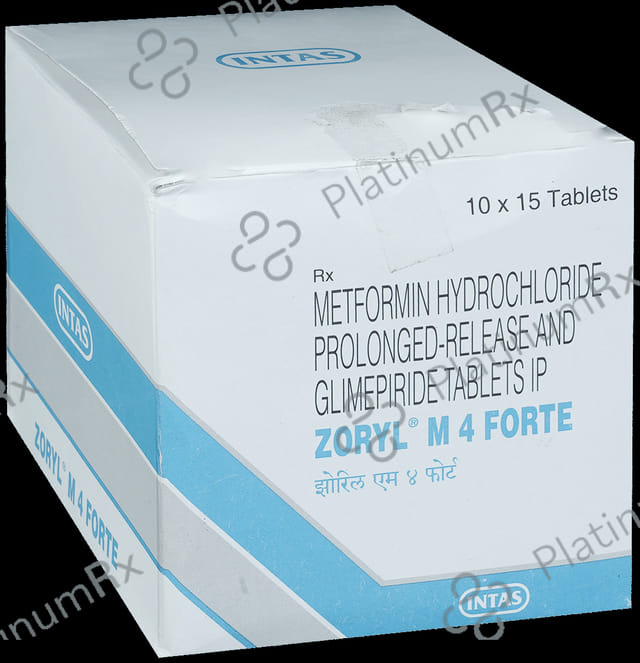 Zoryl M 4/1000mg Tablet PR 15s