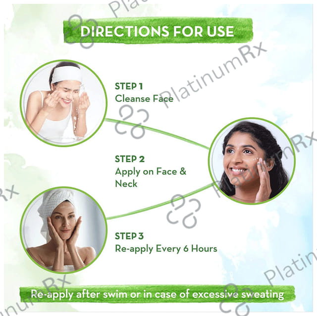 Mamaearth Indian Sunscreen Paraben & Silicon Free Hydragel SPF 50 Cream 50gm