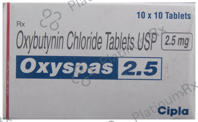 Oxyspas 2.5mg Tablet 10s