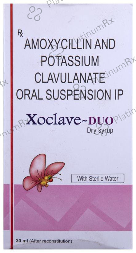 Xoclave Duo 400/57mg Dry Syrup 30ml
