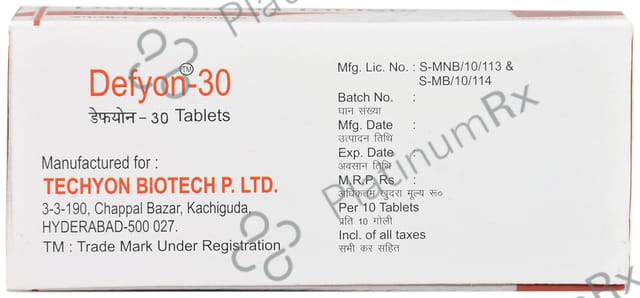 Defyon 30mg Tablet 10s