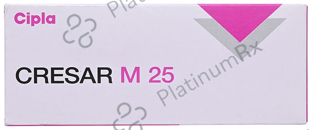 Cresar M 25/40mg Tablet 10s