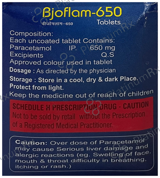 Bjoflam 650 Tablet