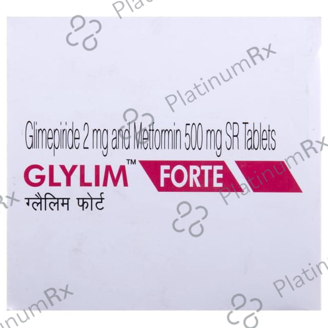 Glylim Forte 2/500mg Tablet SR 10s