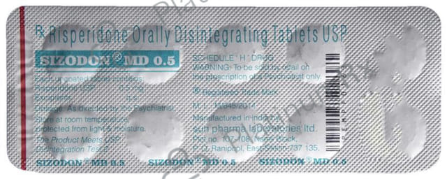 Sizodon MD 0.5mg Disintegrating Strip 10s