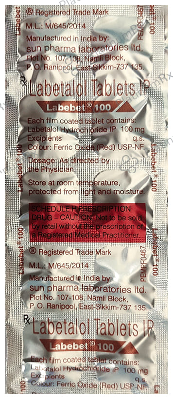 Labebet 100mg Tablet 10s
