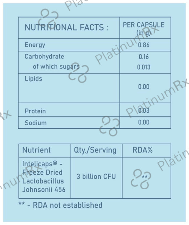 Dr. Morepen Greatgut Probiotics Immunity 3 Billion CFU Capsule
