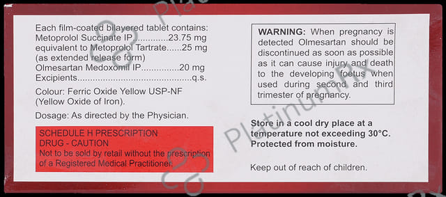 Olkem Beta 25/20mg Tablet 10s