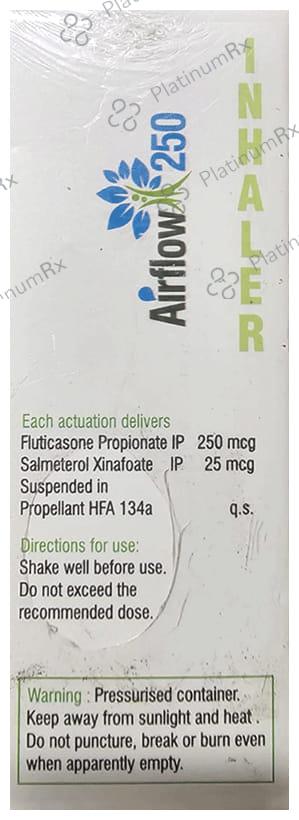 Airflow 25/250mcg Inhaler 120MDI